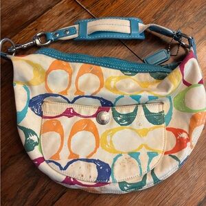 Rainbow Coach Purse